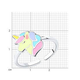 Кольцо SOKOLOV - Серебро 925, Эмаль (арт. 94013259)