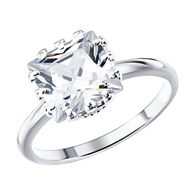 Кольцо SOKOLOV - Серебро 925, Фианит (арт. 94014864)