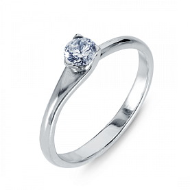 Кольцо Platinum Lab. - Платина 950, Бриллиант (арт. ПК-094-04)