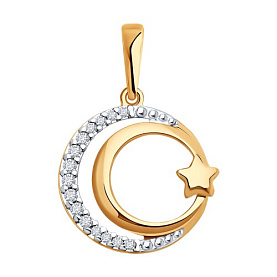 Подвеска SOKOLOV - Серебро 925, Фианит (арт. 93030571)