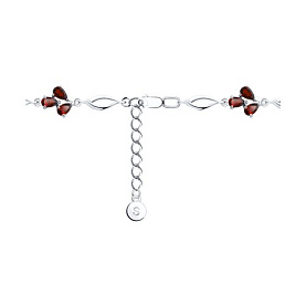 Браслет SOKOLOV - Серебро 925, Гранат (арт. 92050122)