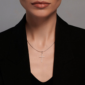 Подвеска SOKOLOV - Золото 585, Фианит (арт. 036341-3)