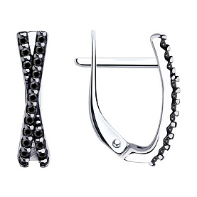 Серьги Diamant - Серебро 925, Фианит (арт. 94-120-01512-1)