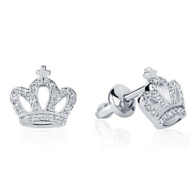 Серьги Platinum Lab. - Платина 950 (арт. ПС-253-01)