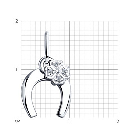 Подвеска SOKOLOV - Серебро 925, Фианит (арт. 94031899)