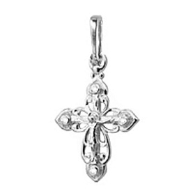 Подвеска Аквамарин - Серебро 925, Фианит (арт. 20125А.5)