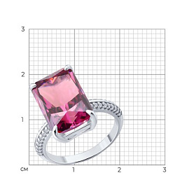 Кольцо SOKOLOV - Серебро 925, Фианит (арт. 94014818)