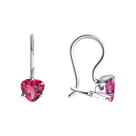 Серьги SOKOLOV - Серебро 925, Фианит (арт. 94020579)