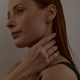 Кольцо SOKOLOV - Серебро 925, Фианит (арт. 94013772)