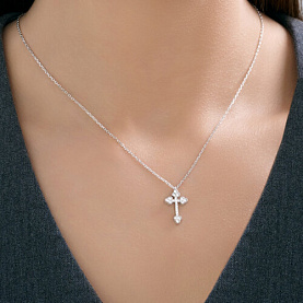 Колье SOKOLOV - Серебро 925, Фианит (арт. 94071279-91)