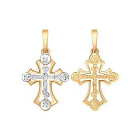 Подвеска SOKOLOV - Золото 585, Фианит (арт. 121367)