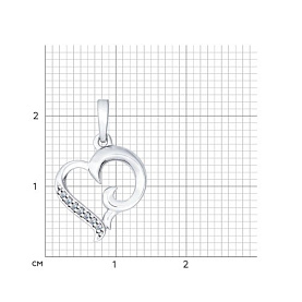 Подвеска SOKOLOV - Серебро 925, Фианит (арт. 94031765)