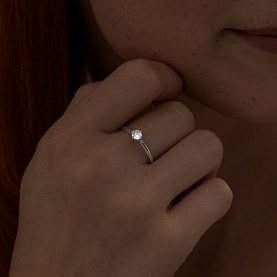 Кольцо SOKOLOV - Серебро 925, Фианит (арт. 94013658)