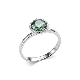 Кольцо Дар - Серебро 925, Синтетический муассанит, Фианит (арт. К-5192рс1613900)