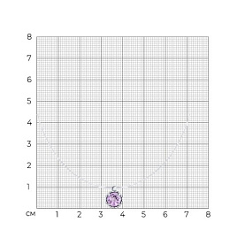 Колье SOKOLOV - Серебро 925, Аметист (арт. 92070058)