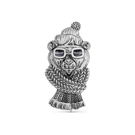 Брошь Кабаровских - Серебро 925, Эмаль (арт. 5-189-0083)