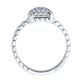 Кольцо SOKOLOV - Серебро 925, Фианит (арт. 94014421)