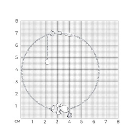 Браслет SOKOLOV - Серебро 925, Фианит (арт. 94050348)
