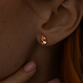 Серьги SOKOLOV - Серебро 925, Фианит (арт. 93021123)