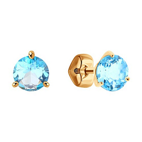 Серьги SOKOLOV - Золото 375, Топаз (арт. 31-322-01694-6)