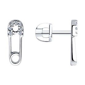 Серьги SOKOLOV - Серебро 925, Фианит (арт. 94025954)