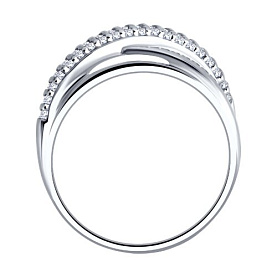 Кольцо SOKOLOV - Серебро 925, Фианит (арт. 94014850)