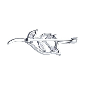 Брошь SOKOLOV - Серебро 925, Фианит (арт. 94040068)