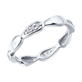 Кольцо Diamant - Серебро 925, Фианит (арт. 94-110-00275-1)