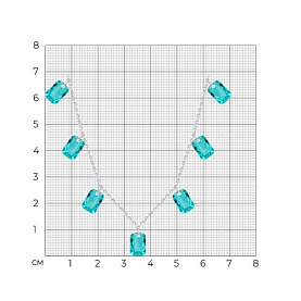 Колье SOKOLOV - Серебро 925, Кристалл (арт. 94071484)