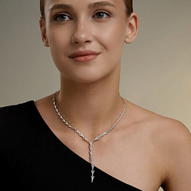 Колье SOKOLOV - Серебро 925, Фианит (арт. 94071376)