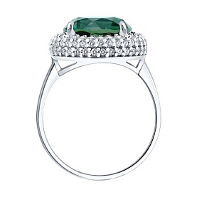 Кольцо SOKOLOV - Серебро 925, Кварц, Фианит (арт. 92014678)