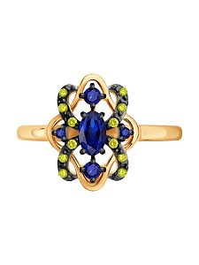 Кольцо SOKOLOV - Серебро 925, Сапфир (арт. 62010013)