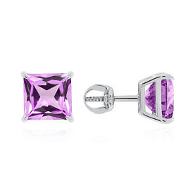 Серьги KRASNOE - Серебро 925, Аметист (арт. 2340061912)