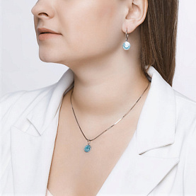 Подвеска SOKOLOV - Серебро 925, Эмаль (арт. 94032251)