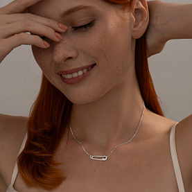 Колье SOKOLOV - Серебро 925, Фианит (арт. 94070694)