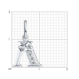 Подвеска SOKOLOV - Серебро 925, Фианит (арт. 94030475)