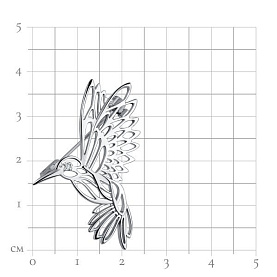 Брошь Talant - Серебро 925, Фианит (арт. 60-72-0001-12772)