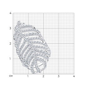 Кольцо SOKOLOV - Серебро 925, Фианит (арт. 94013131)