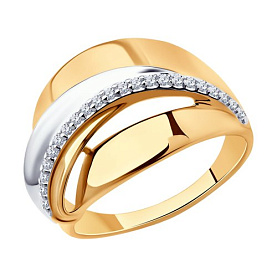 Кольцо Diamant - Серебро 925, Фианит (арт. 93-110-00419-1)