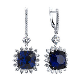 Серьги SOKOLOV - Серебро 925, Фианит (арт. 94025884)