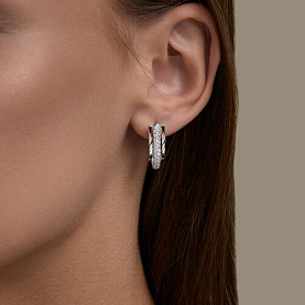 Серьги SOKOLOV - Серебро 925, Фианит (арт. 94027537)