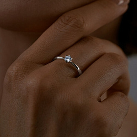 Кольцо SOKOLOV - Серебро 925, Фианит (арт. 94013655)