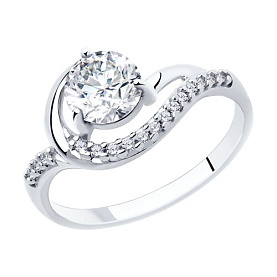 Кольцо Diamant - Серебро 925, Фианит (арт. 94-110-00013-1)