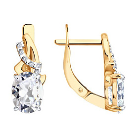 Серьги Diamant - Серебро 925, Фианит (арт. 93-120-00204-1)