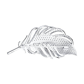 Брошь SOKOLOV - Серебро 925, Фианит (арт. 94040184)