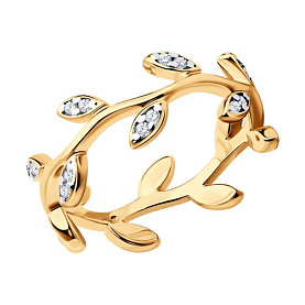 Кольцо SOKOLOV - Серебро 925, Фианит (арт. 93011158)