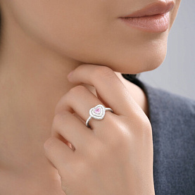 Кольцо SOKOLOV - Серебро 925, Фианит (арт. 94014495-91)