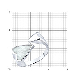 Кольцо Diamant - Серебро 925, Эмаль (арт. 94-110-00089-1)