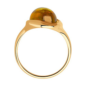 Кольцо Diamant - Серебро 925, Янтарь (арт. 93-310-00477-1)