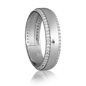 Кольцо Галатея - Серебро 925, Фианит (арт. 2768.1)